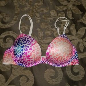 Pink Rainbow Leopard Push Up Bra Victoria’s Secret